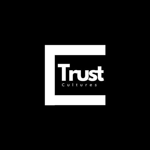 logo trust cultures fond noir